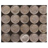 Roosevelt Silver Dimes (20)