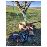 Planters, Shepherd Hooks, Edging