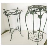Wire Plant Stands (2)