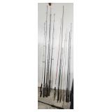 Fishing Poles,  5 Good, 6 Broken