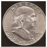 Franklin Silver Half Dollar Coin