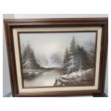 Painting on canvas, framed