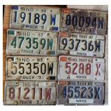 License Plates, IN, 1980s Truck