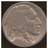 Buffalo Nickel Cracked Coin
