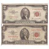 Two Dollar Bills, Red Seal (2)