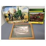 John Deere Puzzle, Tray & framed print
