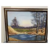 Painting on canvas by b. Wilson