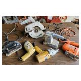 Drills, Sanders, Circular Saw, Jig Saw