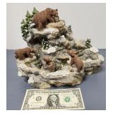 Bears & Fish Water Fountain, Music Box