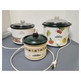 Rival Crock Pots (3),  3 sizes