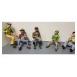 Ertl FoxFire Lowell Davis 5 figurines