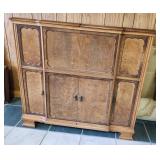 Antique Radio Cabinet, empty