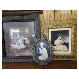 Prints, frames, antique look