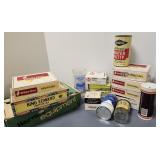 Advertising, empty boxes, vintage