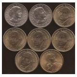 Dollar Coins, (8 in this lot)