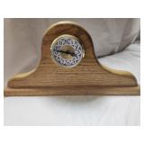 Oak Mantle Clock, homemade