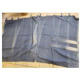 Denim Look Curtains, 2 panels