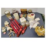 Candles, various styles,