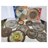 Saw blades, 7-1/4" , 10", grinding disc