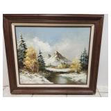 Painting on Canvas, framed