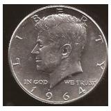 Kennedy Half Dollar 1964D