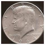 Kennedy Half Dollar 1964D