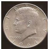 Kennedy Half Dollar 1964D