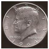 Kennedy Half Dollar 1964D