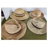 Hats, straw, men & women
