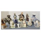 Porcelain Figurines, vases, decor items