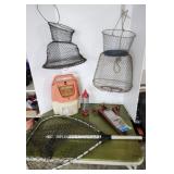Fishing Nets, bait containers