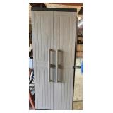Plastic 2 door storage cabinet
