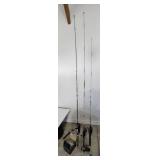 Fishing Poles (3), Reels (4)