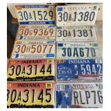 License Plates, IN, 90s & newer