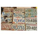 License Plates, IN, 1970s(12)