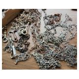 Chain, turn buckles, hooks