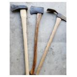 Axe, Splitting Maul, Mattock