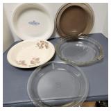 Pie Plates, Corning, Pyrex  (5)