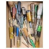 Screwdrivers, mixed lot