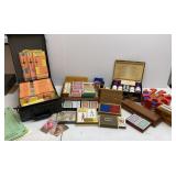 Poker Chips, Playing Cards & Bridge Tournament