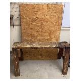 Sawhorse & Two Pieces of OSB