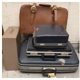 Vtg Luggage & Rushville Ford Briefcase