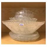 Clear Glass Serving Bowls & Plates