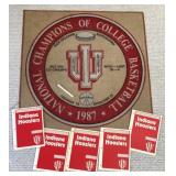 Indiana University Outdoor Rug & Notebooks