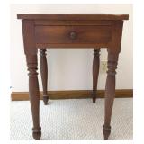 Antique Bedside Table 19.5in sq, 28in tall