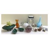 Glass Control Bubble Paperweights