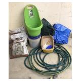 Tarps, Garden Hose, Tubs, Buckets