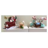 Vtg AnnaLee Christmas & Easter Dolls