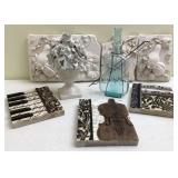 Vtg Italian Capodimonte Bisque Vase