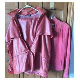 Vtg Pleather Suit & Suede Jacket